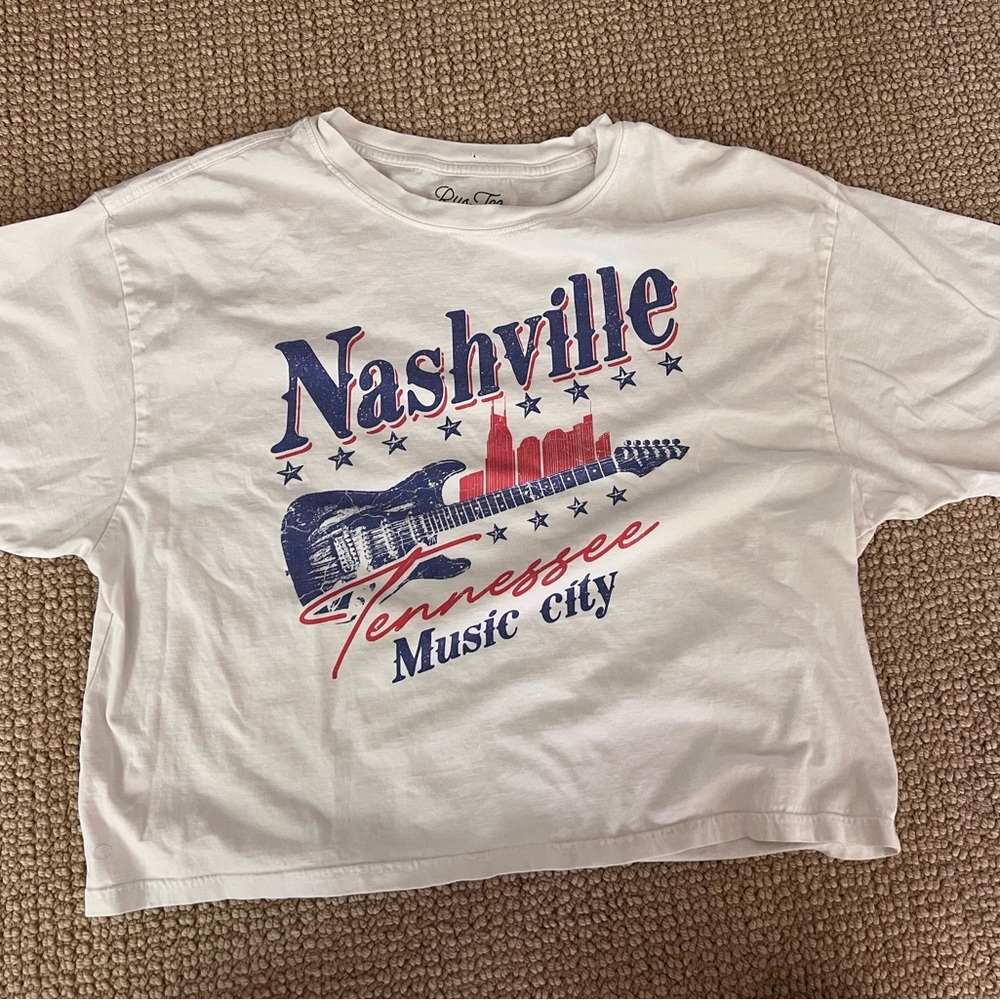Nashville Music City White T-Shirt